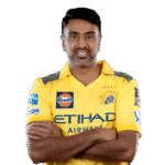 Ravichandran Ashwin from CSK Team in IPL 2025 (retired after IPL 2025 season).