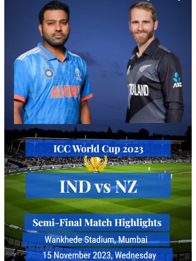 IND vs NZ Match Highlights