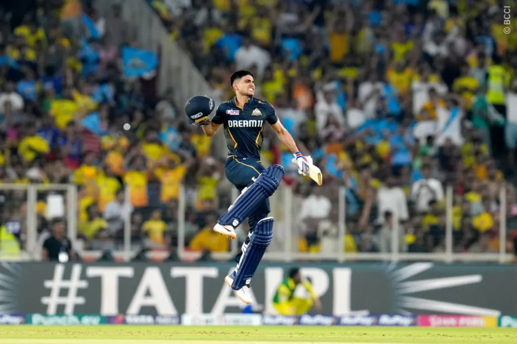 GT vs CSK - 10 May 2024 - Shubman Gill scored 104 (55) with nine 4s and six 6s.