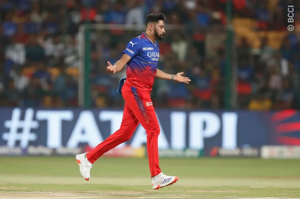 RCB vs GT - 4 May 2024 - Mohammed Siraj is the Man of the Match.