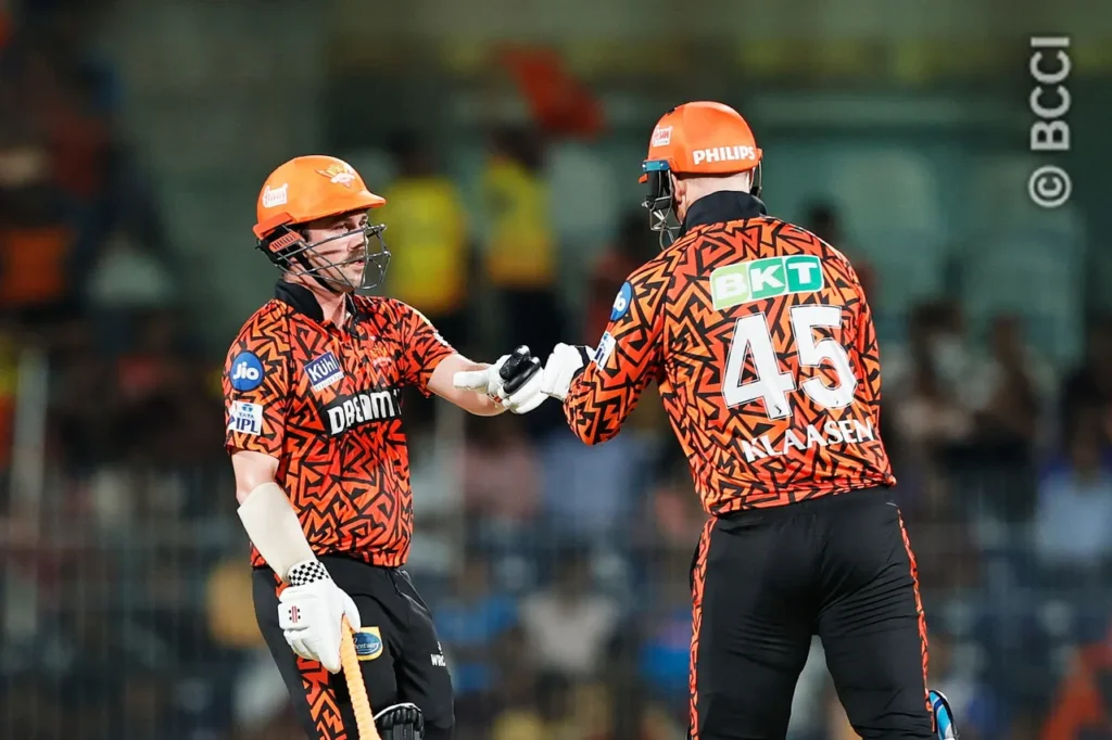 SRH vs RR - IPL 2024 Qualifier 2 - SRH scored 175 runs and 9 wickets in 20 overs.