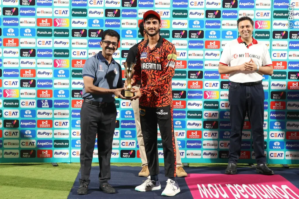 SRH vs RR - IPL 2024 Qualifier 2 - Shahbaz Ahmed is man of the match